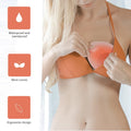 Strong Stickiness Silicone Sponge Bra Inserts Clear Gel Push Breast Pad Double Sided Sticky Bra Strap for Swimming Triangle