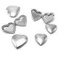 Vintage Old Style Stainless Steel Cheap Surface Hollow Photo Frame Picture Carved Heart Lockets Pendants Collection