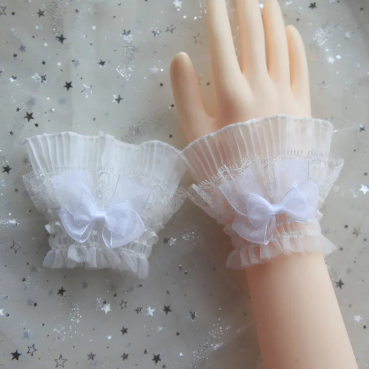 Chiffon Detachable False Cuffs Garment Accessories Lace Wrist Cuff Stylish Evening Wear Hand Accessories