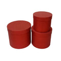 Chengruo 3 PCs Per Set Round Packaging Materials Hugs Bucket Basket Floral Wrapping for Flowers Gift Paper Box Lid for Bouquet