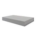 White Magnetic Closure Gift Paper Box Book-Shaped Rigid Cardboard Folding Portable for Mailer Packaging Gifts Embossing Printing