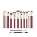 Premium Makeup Brush Set Burgundy Makeup Brush Set Personalized Makeup Brush Set