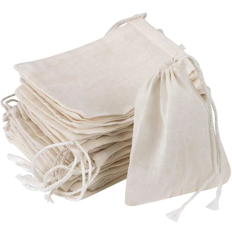 Hot Selling Foldable Drawstring Bag Customized Logo/pattern Dust Bag Canvas Cotton Drawstring Storage Bag