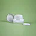 Empty White Round Shaped Cosmetic Packaging Plastic Acrylic Face Cream Jar 30g 50g by Kinpack