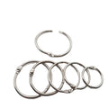 Metal Binder Ring Loose Leaf Book Binder Hoop Ring Multifunctional Keychain Circle Book Binder Hoop Office Binding Supply