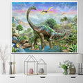 Animal Diamond Painting 5D Full Square/Round Dinosaur Landscape Painted on Canvas Home Cross Stitch Accessories Painting Kit