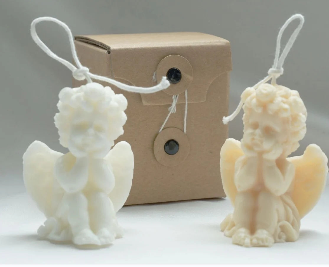 Handmade Ins Cupid Angel Soywax Scented Candle for Home Decor Festive Christmas Thanksgiving and New Year