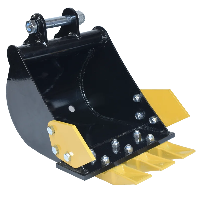 Mini Excavator Attachments 300mm Alloy Steel Skeleton Bucket Teeth Strong and Wear-Resistant for Farm Work Ditching Dredging