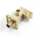 Modern Eco-Friendly Brushed Gold Wall Bathroom Shower Bracket Brass Shower Head Holder Handheld Shower Holder