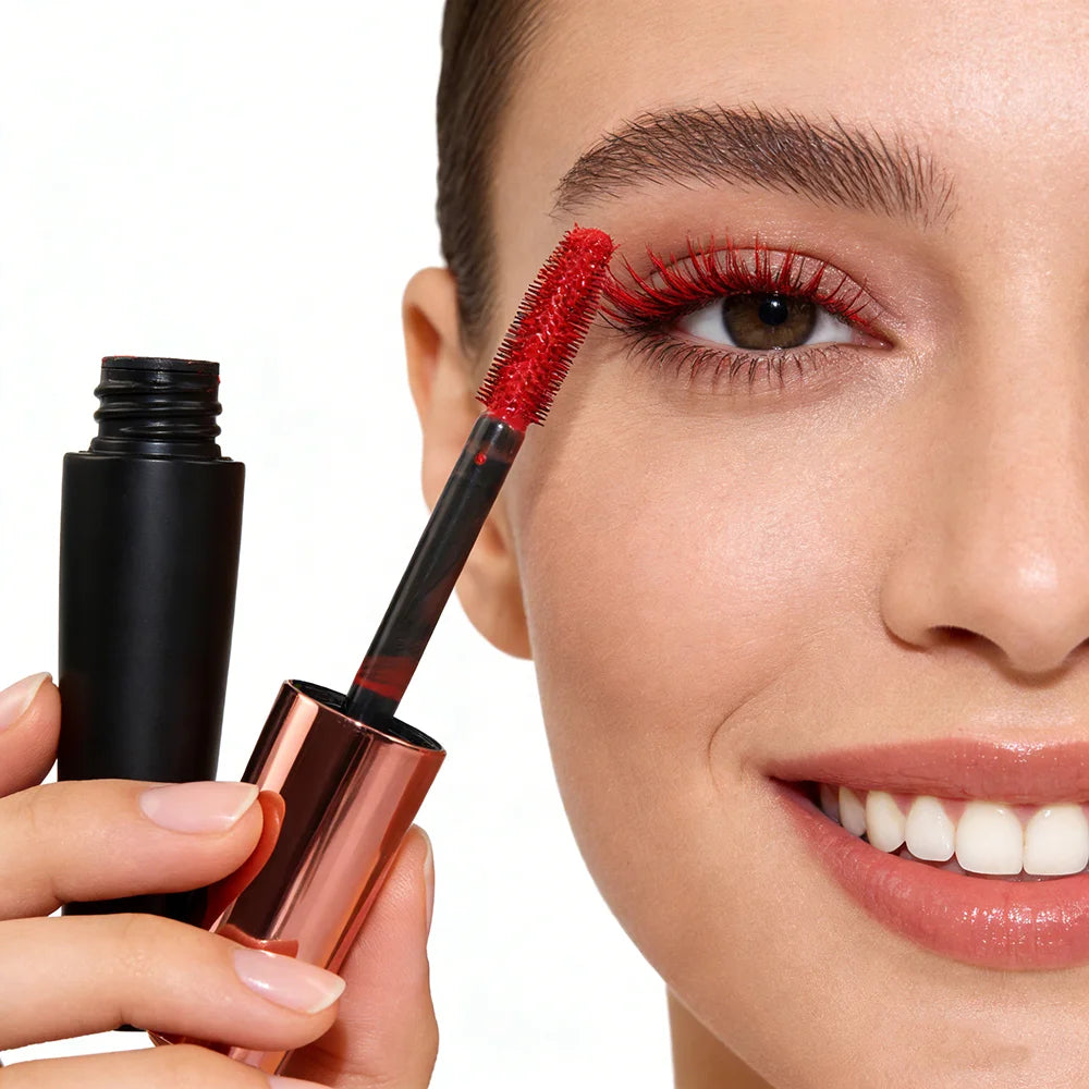Hot Popular 4D Fiber Mascara Quick Dry Waterproof Colorful Natural Mineral Gel for Makeup Lengthening Thickening Wholesale