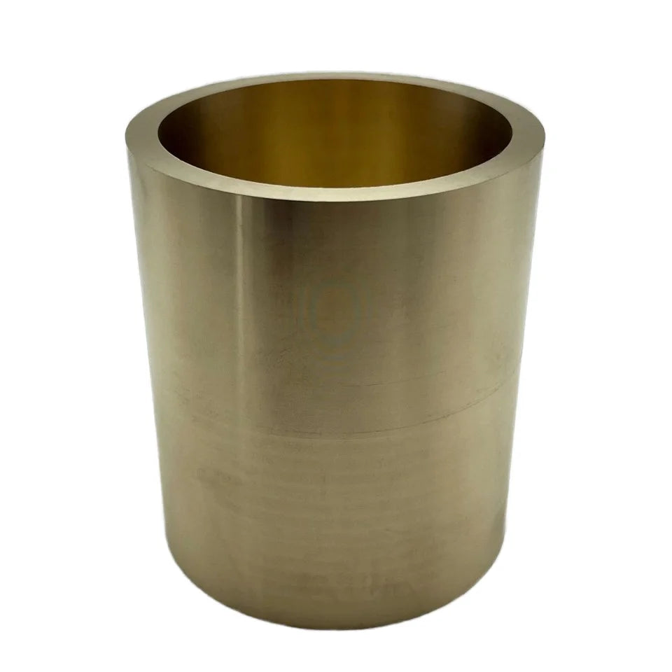High-Strength Wear-Resistant ZCuSn10Pb1 Tin Bronze and Stainless Steel Bushing CNC Machined for Press Machine Drilling