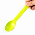 Environmentally Friendly Disposable Cornstarch Dessert Spoon for Yogurt Pudding or Party Use