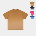 Oversized Loose Fit Men's T-Shirt Streetwear Basic Tee Tops Garment-Washed with Ombre Dye Short Sleeve