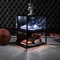 New Production Black Acrylic Shoe Box Sneakers Transparent Storage Box Wholesale Plastic Display Cabinet Shoes Artifact MegaBDM