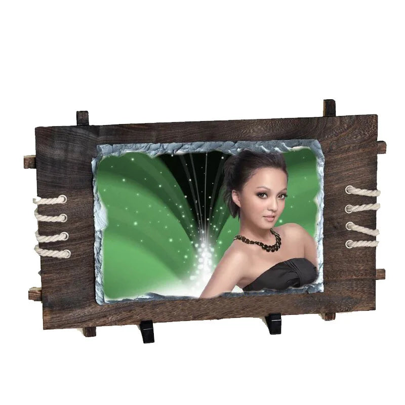 Rubysub New SH-38 120*170*9 mm Photo Rock Sublimation Blanks Rock Slate Photo Frame