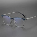 Bendable Titanium Eyeglasses Flexible Optical Frames Men Square Blue Light Blocking Eye Glasses Eyewear Spectacles