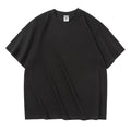 In Stock US Size 280 Gsm Heavy Cotton O-neck T-shirt  Blank Drop Shoulder Short Sleeves T-shirts
