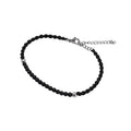 Wholesale Small Bead Stainless Steel Agate Beaded Woven Bracelet