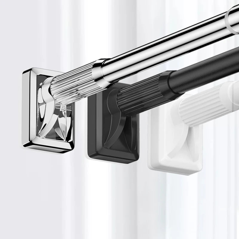 ARODDY Barra De Cortina Factory Price Drill Free Adjustable Extend Curtain Rod Curtain Pipe