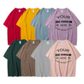 Women's Custom Logo 100% Cotton O-Neck T-shirt DIY Oversized Plus Size Short Shirt USA S-5XL XL Embroidered Knitted Fabric