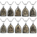 New Buddhism Jewelry Stainless Steel Buddha Pendant Thai Amulet Necklace