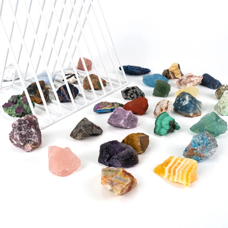 Kindfull Healing Crystal Raw Stone Reiki Fengshui Quartz Natural Rough Stones for Meditation