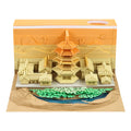 Creative Traveling Souvenirs Building Block Model 3D Notes Pad Customizable Calendar Bookmarks Gift 3D Memo Pad With Gift Box
