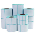 Cheap Price Thermal Printer Label Roll Paper 4X6 Self Adhesive Waterproof White Permanent Waybill Shipping Label Sticker