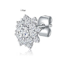 New Trending Fashion Jewelry Stud Earrings Flower Niche Sunflower Women Zircon Earrings