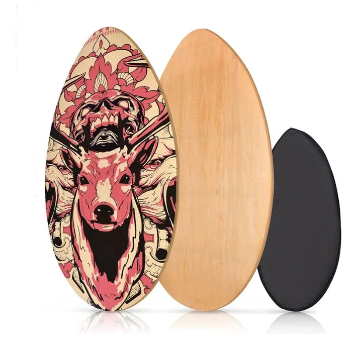 High Peferomance Different Design Skim Board 35inch 37inch 41inch Standup Wave Surfing Wooden Skimboards for Sale