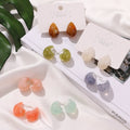 VKME Fashion Colorful Water Drop Acrylic Resin Earrings for Women Jewelry