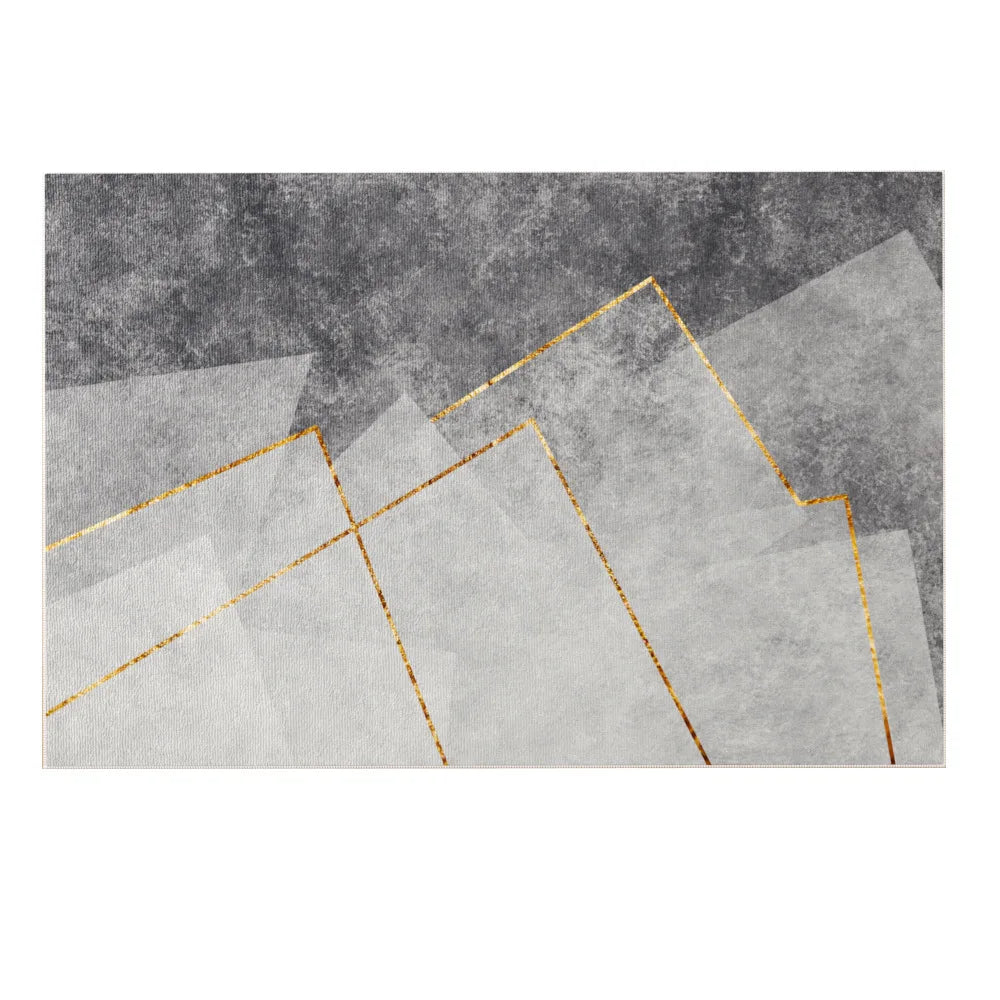 Modern Luxury Large Square Area Rug Custom Fluffy Shaggy Carpet for Living Room Bedroom Made of Soft Polyester