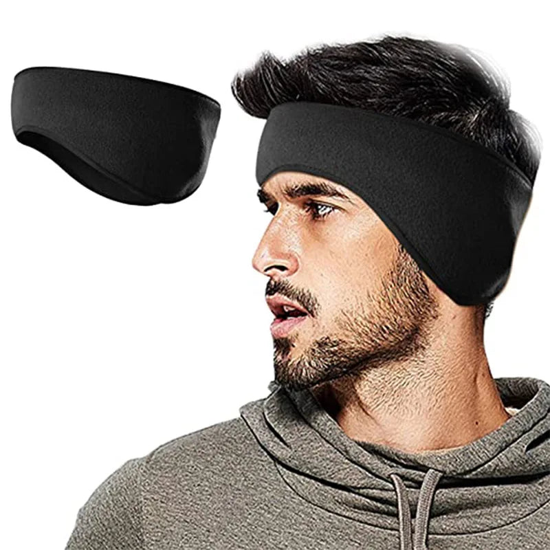 Outdoor Sports Sweatband Ear Warmer Non-Slip Women Men Windproof Cycling Running Winter Headband