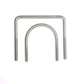 Customize Stainless Steel 304 316 U Bolt Clamp Flat square Type Anchor Bolt for Pipe Tube