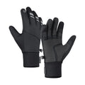 Men Women Winter Riding Gloves Waterproof Warm Nylon Silicone Breathable Short Finger Antislip Touch Screen Outdoor Gloves