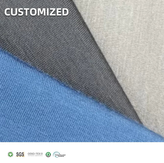 Anti-Mildew Anti-Odor Organic Filament Stoff 95% Bamboo Lyocell 5% Spandex Fabric for Pajamas