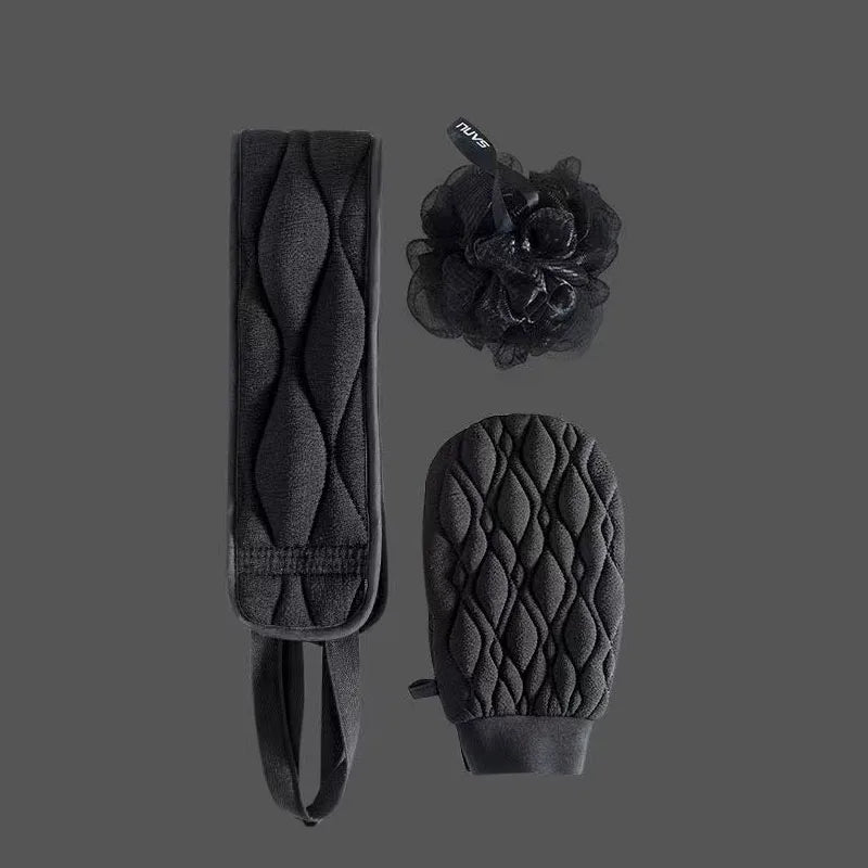 New Custom Wholesale Bath Brush Men's Powerful Mud Rubbing Artifact Bath Sponge Wi Pe Back Long Strip Rub Back Towel Bath Tool
