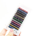 Wholesale Private Label PBT Handmade Glitter Individual Eyelash Extensions Colorful 0.15 Classical