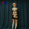 Inspired LED Luminous Stage Dress Ballroom Performance Wear for Adults Stripper Inspired