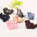 Natural Crystal Crafts Engraved Crystal Seal Carving for Spirit Healing Souvenirs Gift