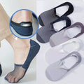 Wholesale Summer Ice Silk Invisible Boat Socks Thin Non-slip No Show Socks for Men