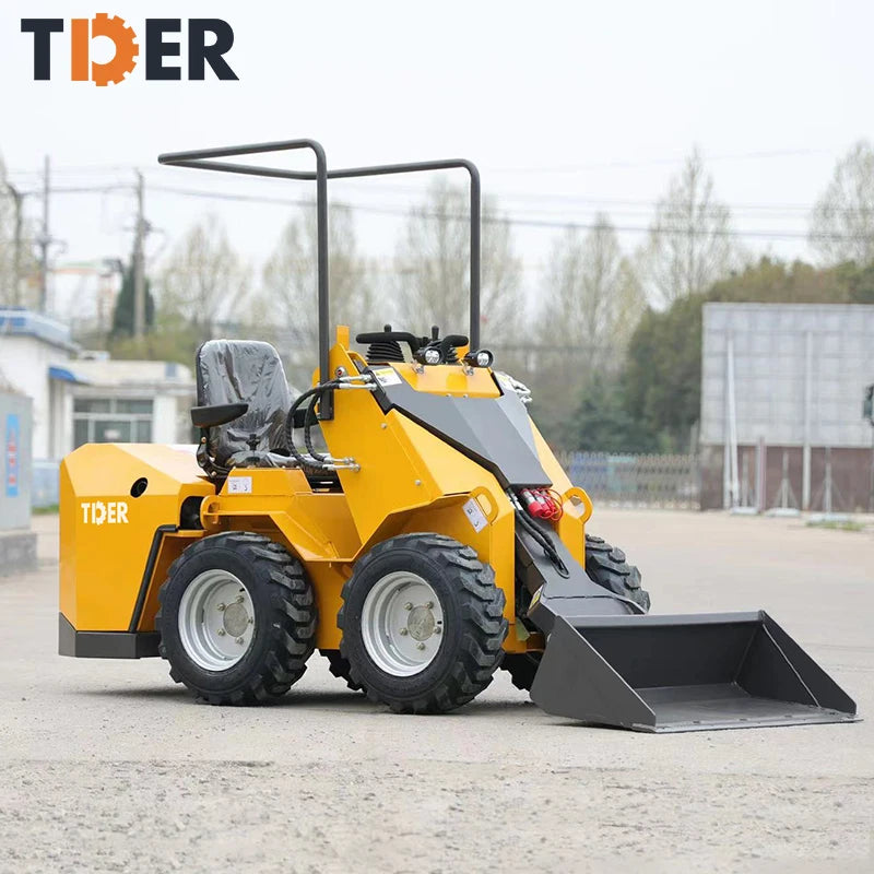 TDER New Style Wheel Skid Steers Wheel Skid Steer Loader Cheap Mini Skid Steer Loader for Sale
