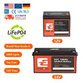1kWh 2kWh 5kWh Solar Battery Lithium Ion Iron Phosphate Batteries 12V 200Ah 150Ah 100Ah 50Ah LiFePO4 Battery Pack
