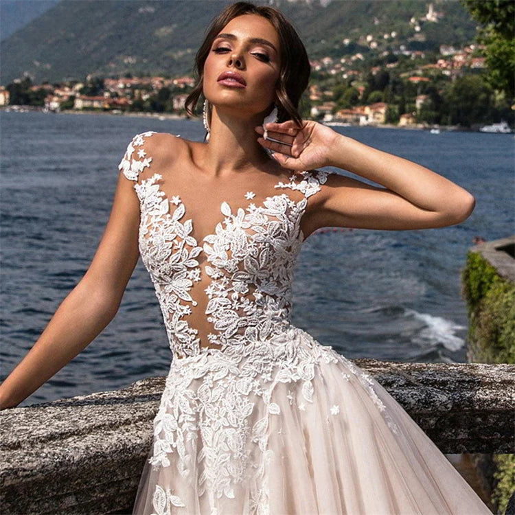 Simple Main Wedding Dress 2023 New Bride Wedding Tailing Dream Slimming Female Mori Department Super Fairy Wholesale