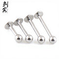 Highly Polished G23 Titanium Labret with Ball Body Piercing Jewelry