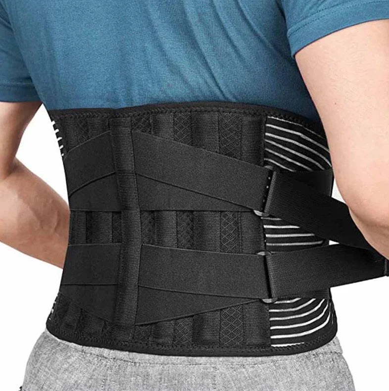 Best Selling Customized Medical Men Breathable 6 Stays Waist Support Back Pain Relief Waist Back Brace Lumbar Support Belt
