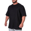 Men's 100% Cotton Oversized Short Sleeve Solid T-Shirt Custom Silk Screen Printing Anti-Wrinkle Breathable Eco-Friendly Fabric