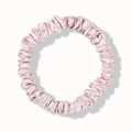 Wholesale 100% Natural Real Luxury High Elastic Customizable Women Silk Scrunchies 1cm for Ponytail