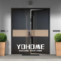 American Mansion Turkish Porte Double Battant Exterior Door Front Doors for Houses Modern Metal Front Double Door
