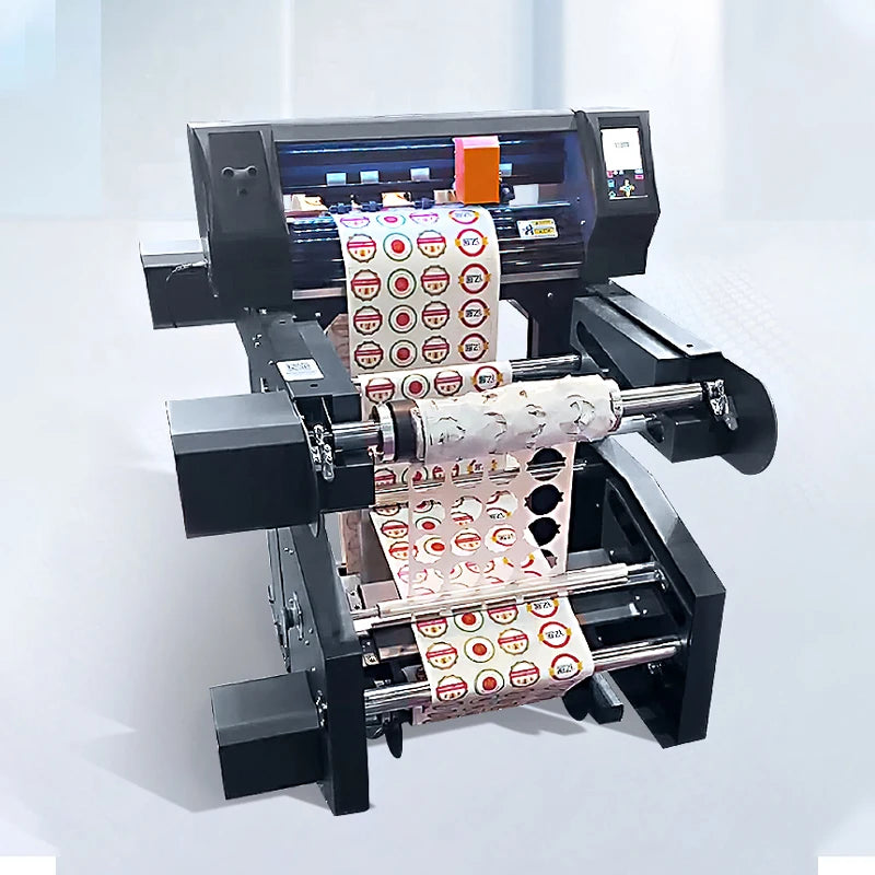 MOMO Digital Slitting Rewinder Roll to Roll Label Cutting Machine for Manufacturing Plants Construction with Durable Bearings